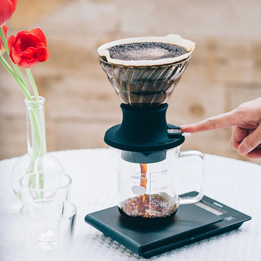 WALTBERGs COFFEE SET 2.0 - 4 Sorten + Hario Immersion Dripper SWITCH+ 40 V60-Filterpapiere