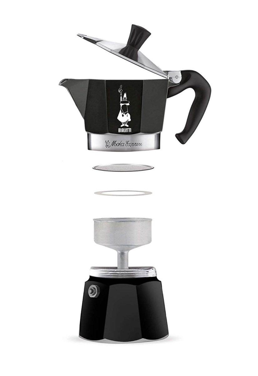 Bialetti Moka Express Black – Moka-Pot in Schwarz