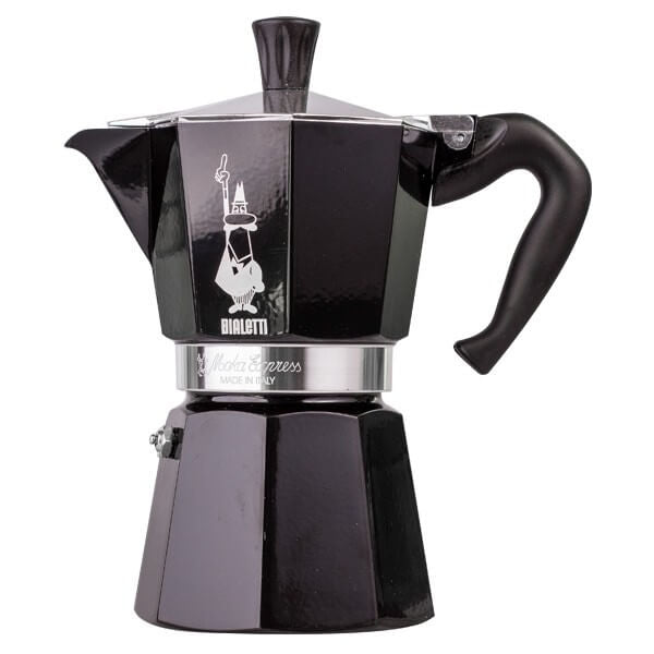 Bialetti Moka Express Black – Moka-Pot in Schwarz