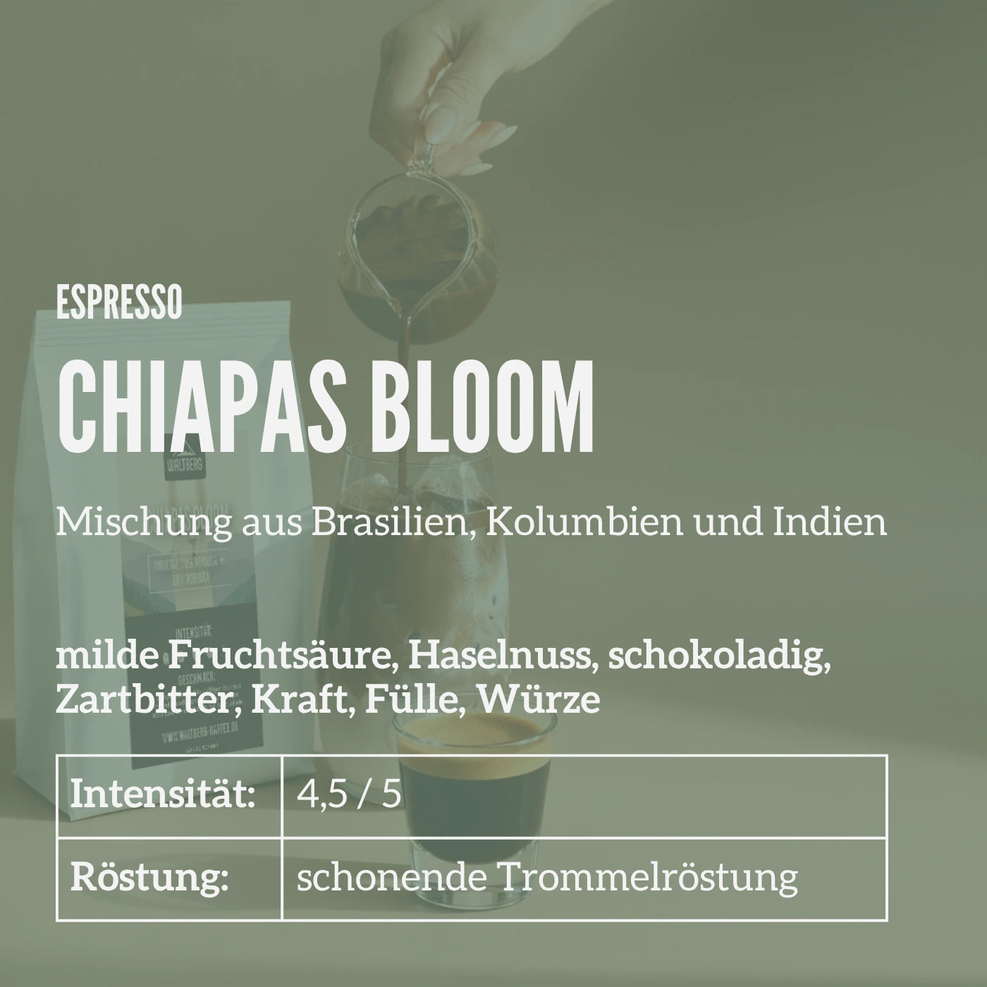 Infokarte Chiapas Bloom von Waltberg