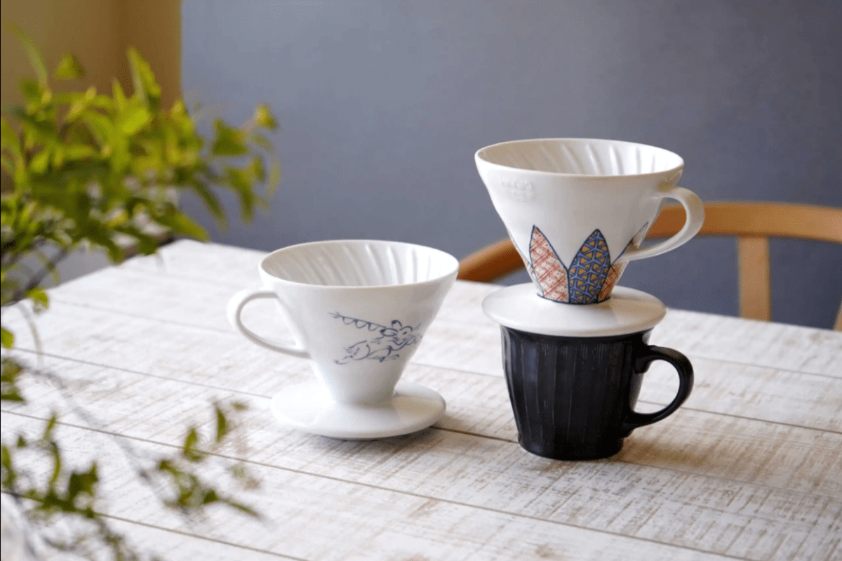 Hario V60-02 Keramik-Dripper – Tachikichi Shozui und Choju Giga Editionen