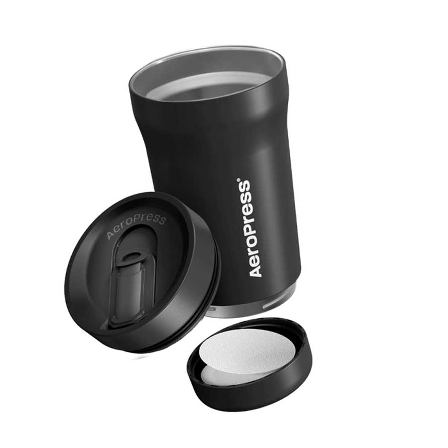 AeroPress Travel Coffee Tumbler - Schwarz - Kaffeezubehör