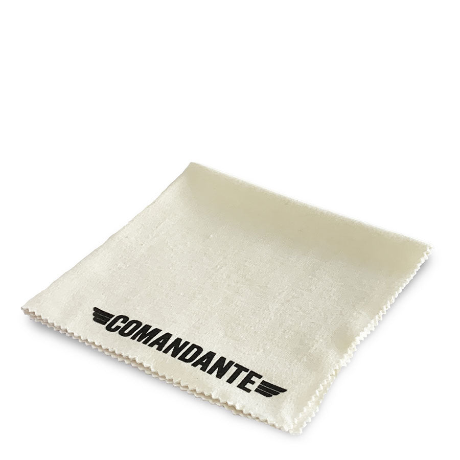 Comandante Baumwolltuch in weiß (30x30 cm) - Kaffeezubehör