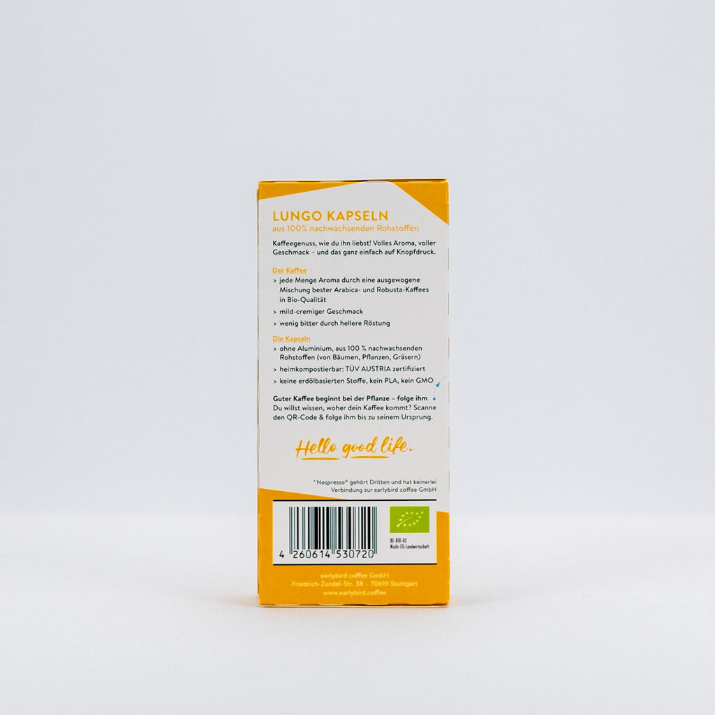 Bio Lungo Kaffeekapseln
