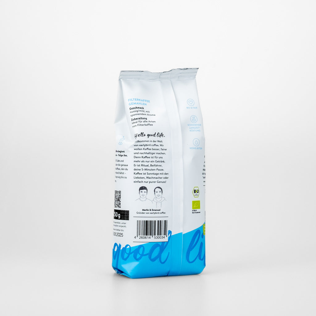 Bio Filterkaffee House Blend – gemahlen