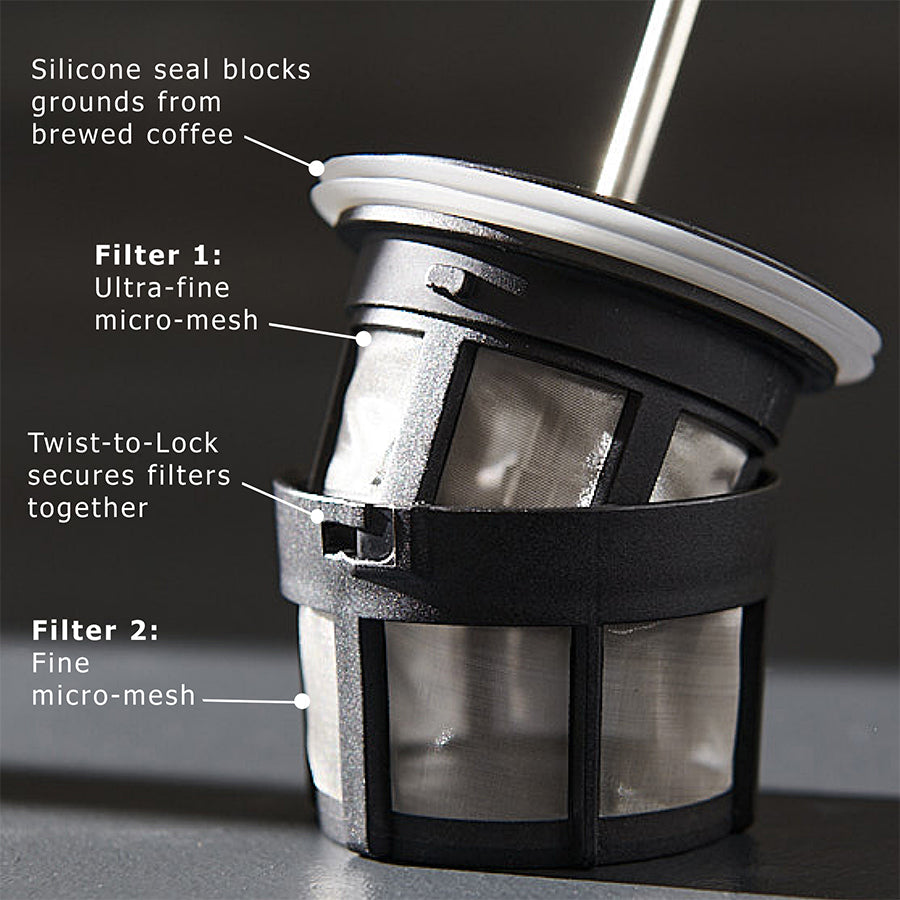 ESPRO P0 Ultralight Travel Coffee Press (Meteorite Black) - Kaffeezubehör