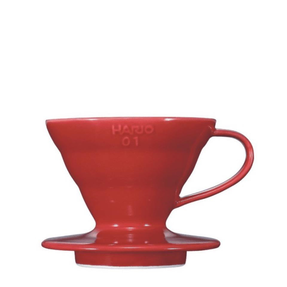 Hario Coffee Dripper V60 01 - Keramik rot - Kaffeezubehör
