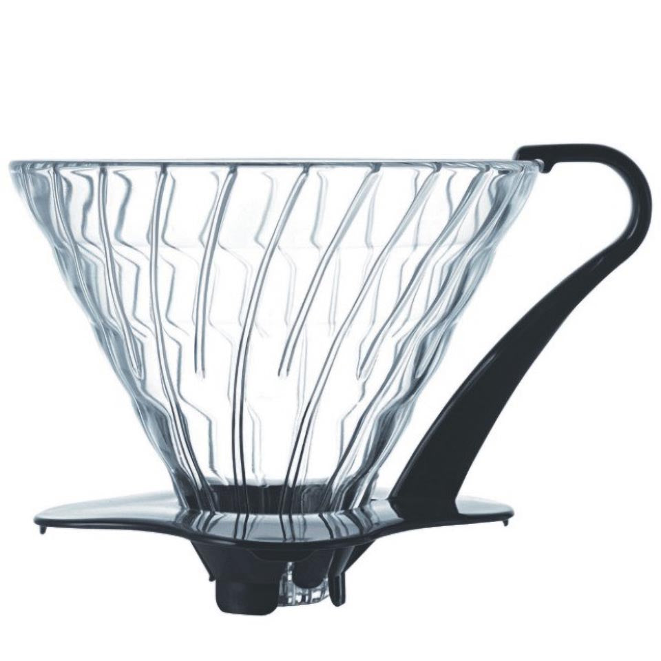 Hario Glas Coffee Dripper V60 03 (schwarz) - Kaffeezubehör