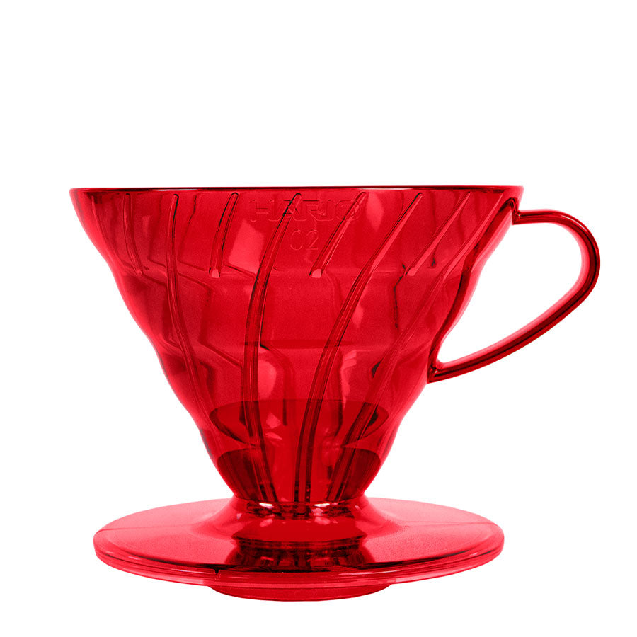 Hario V60 Coffee Dripper 02 inkl. 40 Filterpapiere - Desert Red - Kaffeezubehör