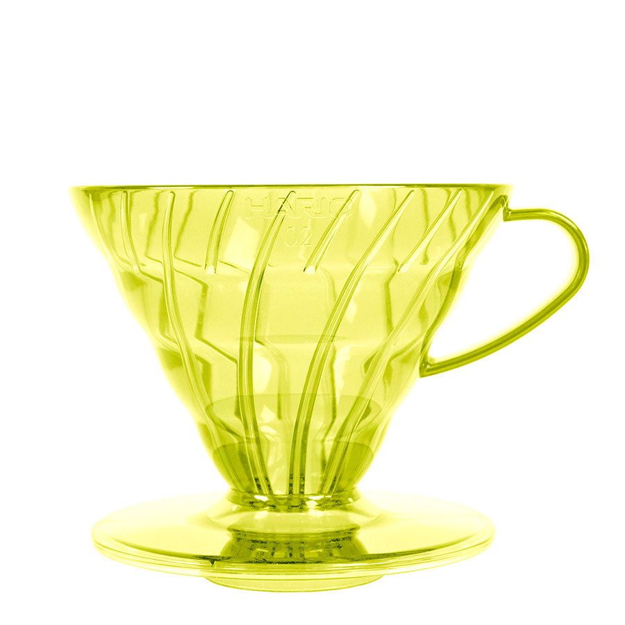 Hario V60 Coffee Dripper 02 inkl. 40 Filterpapiere - Sunflower Yellow - Kaffeezubehör