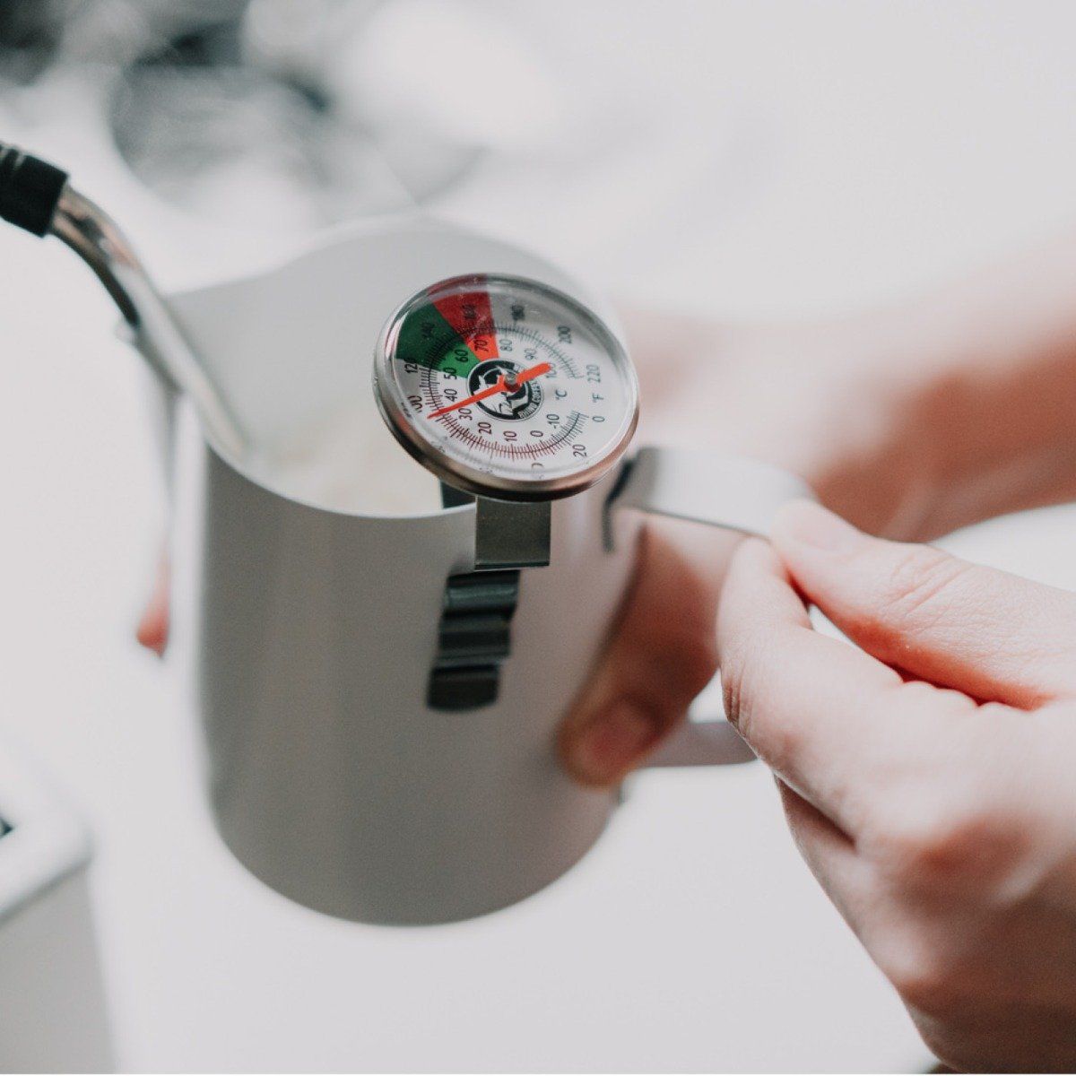 Rhino Coffee Gear Analog-Thermometer – Milch-Thermometer mit Klemme