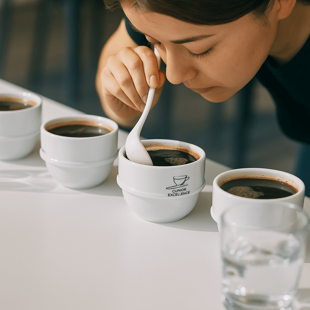 Origami Cupping-Löffel – Mino-Keramik für profi-tauglichen Tasting