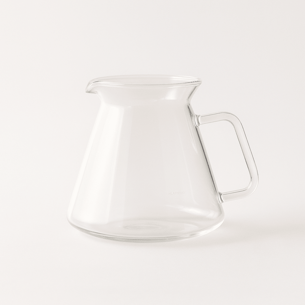 Origami Glas-Server in Kollaboration mit Hario