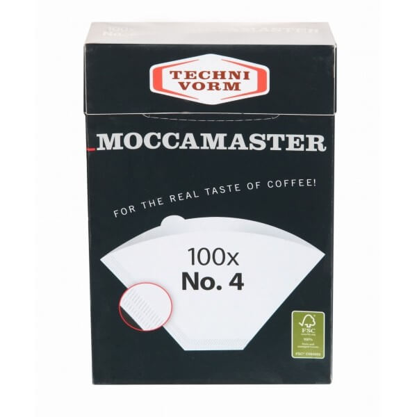 Moccamaster Papierfilter – Größe #1 & #4 für Technivorm-Brewer