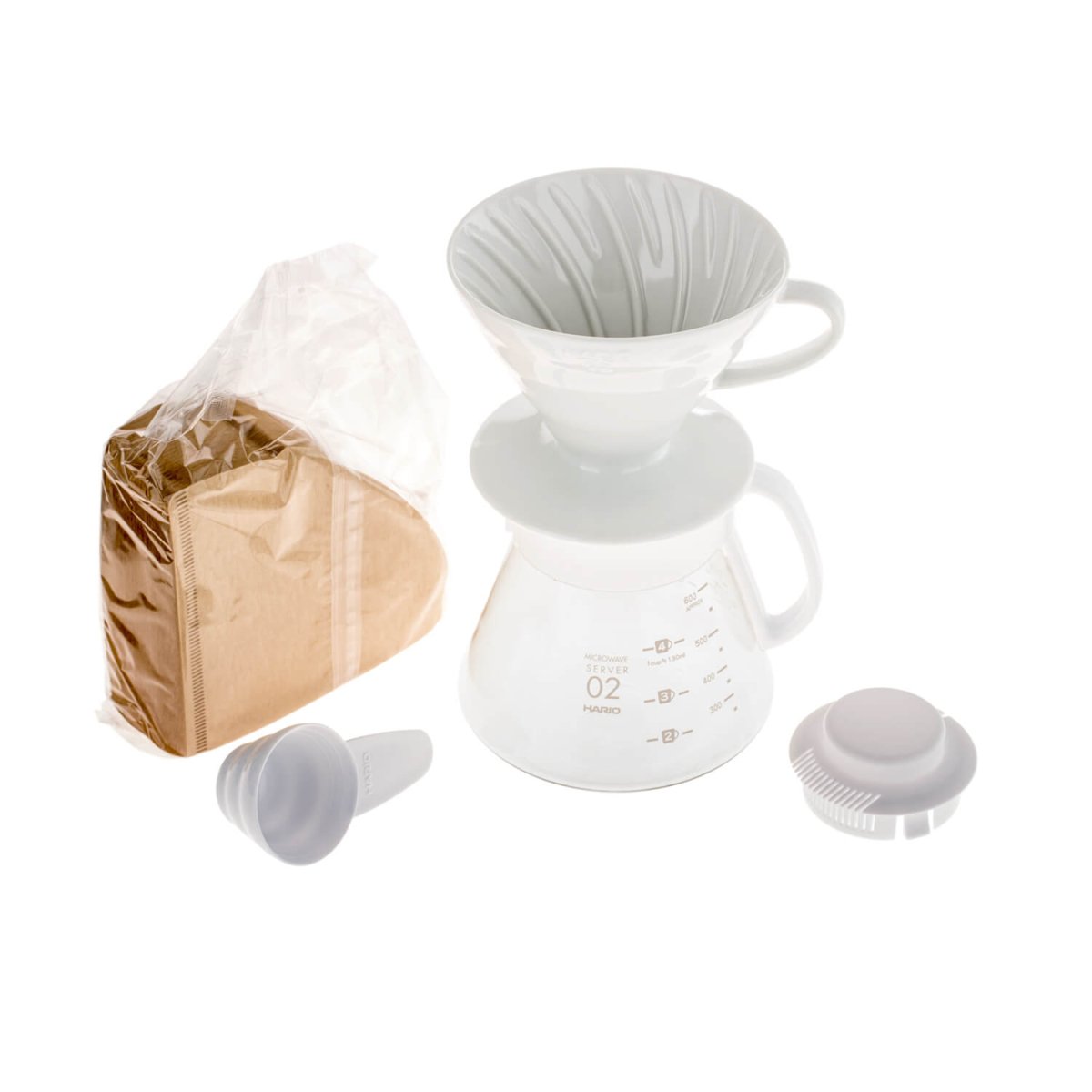 Hario V60-02 Pour-Over-Set – Komplettes Brüh-Set für Specialty Coffee