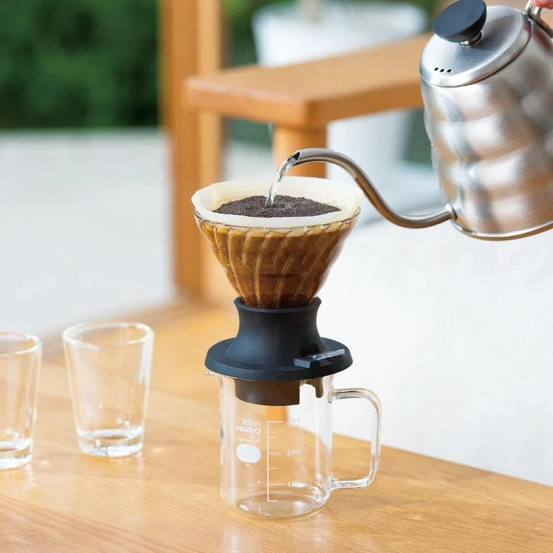 WALTBERGs COFFEE SET 2.0 - 4 Sorten + Hario Immersion Dripper SWITCH+ 40 V60-Filterpapiere