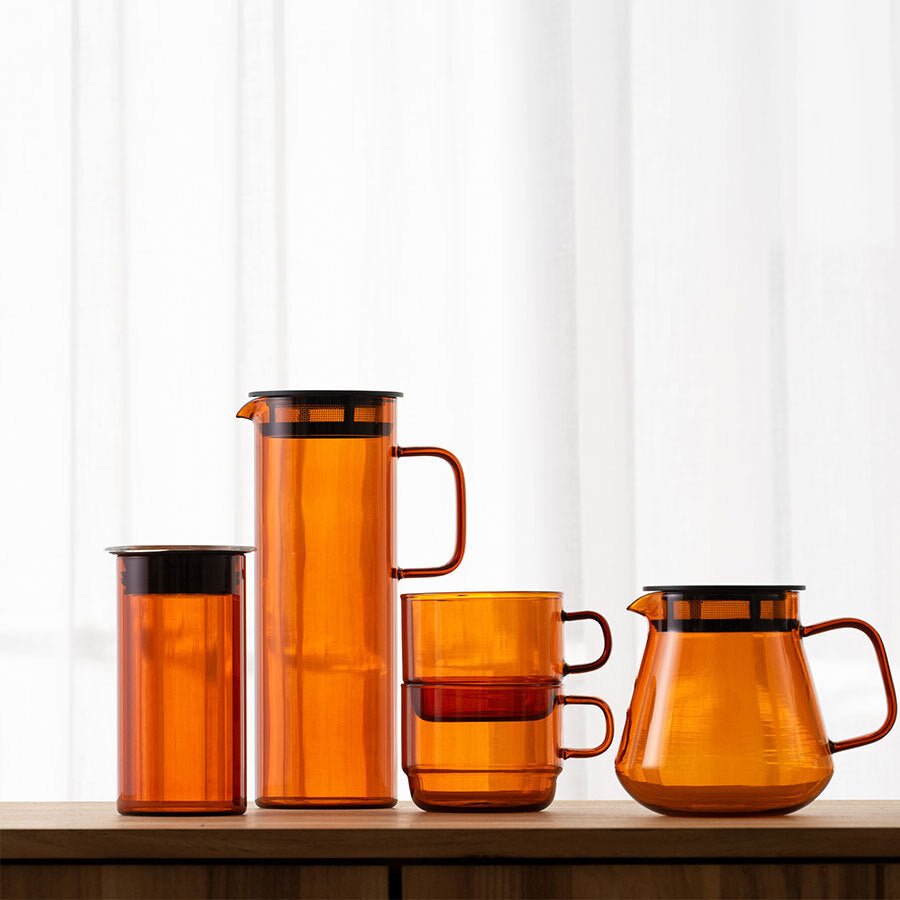 Hario Colors Stack-Becher – 300 ml hitze-fester Glas-Becher