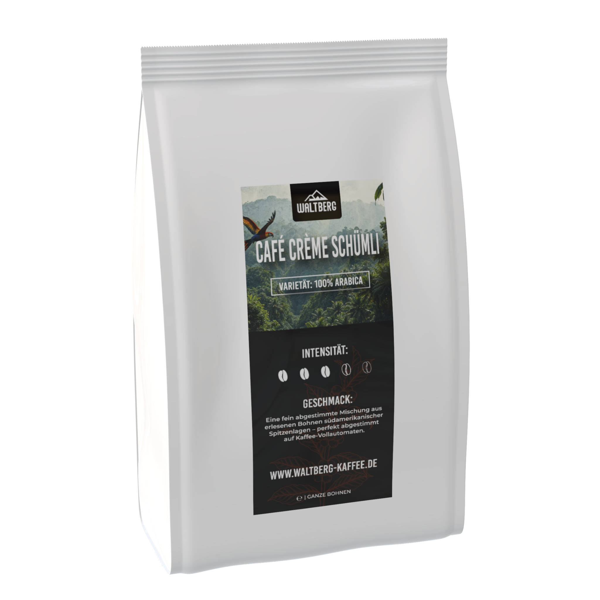 Waltberg Kaffee Produktbild Cafe Creme Schümli