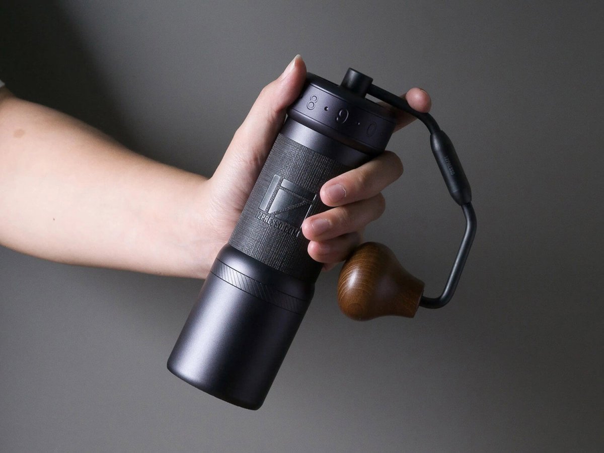 1Zpresso K-Ultra Handmühle – Silver & Iron Grey