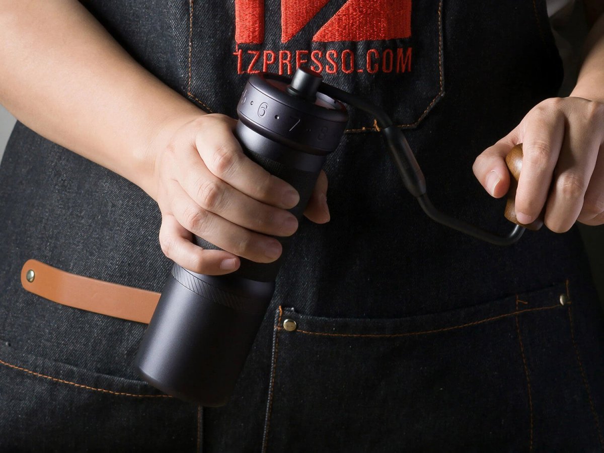 1Zpresso K-Ultra Handmühle – Silver & Iron Grey