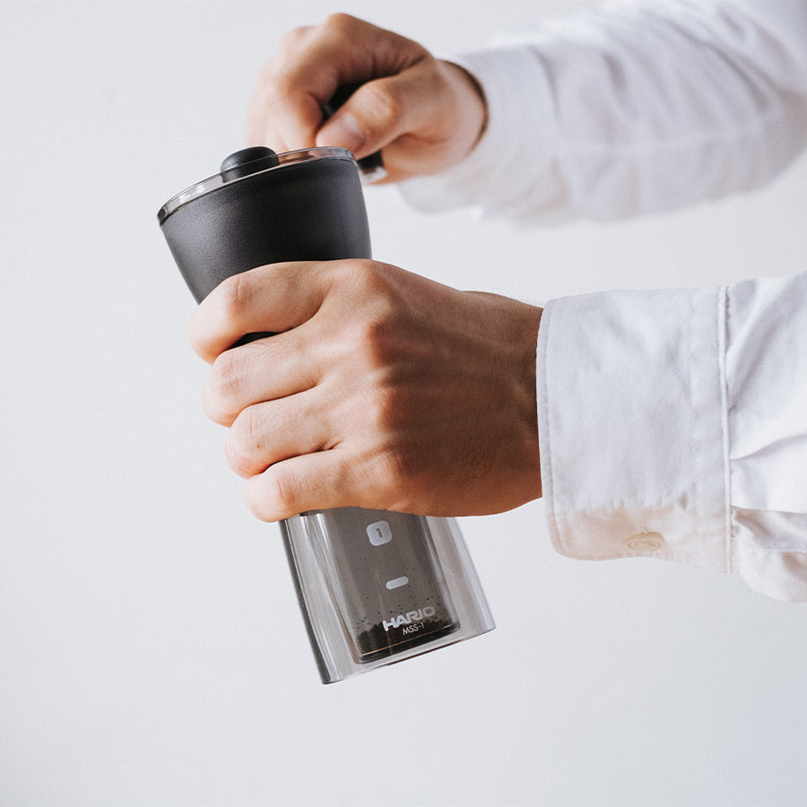 Hario Ceramic Coffee Mill Mini-Slim Plus