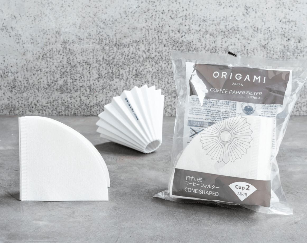 Origami Papierfilter (konisch)