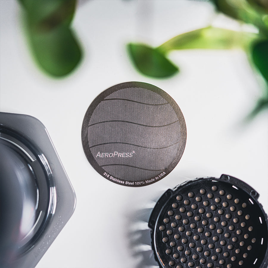 AeroPress Edelstahl-Mehrwegfilter - Kaffeezubehör
