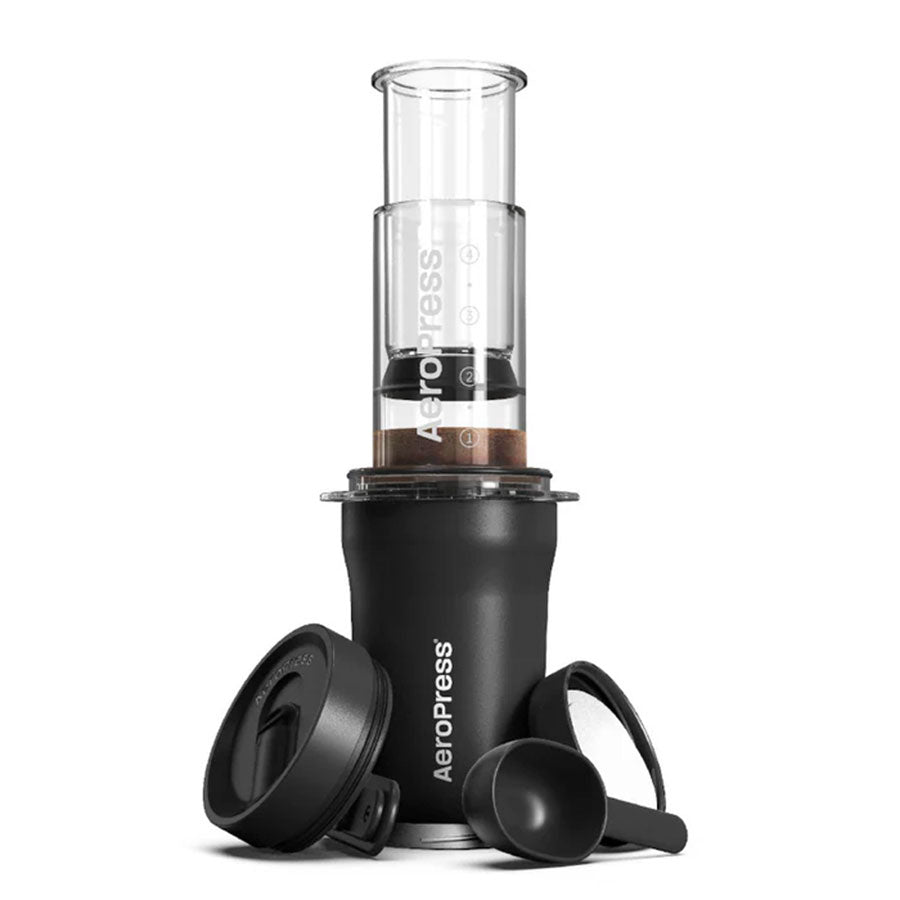 AeroPress Go Plus Travel System - Schwarz - Kaffeezubehör