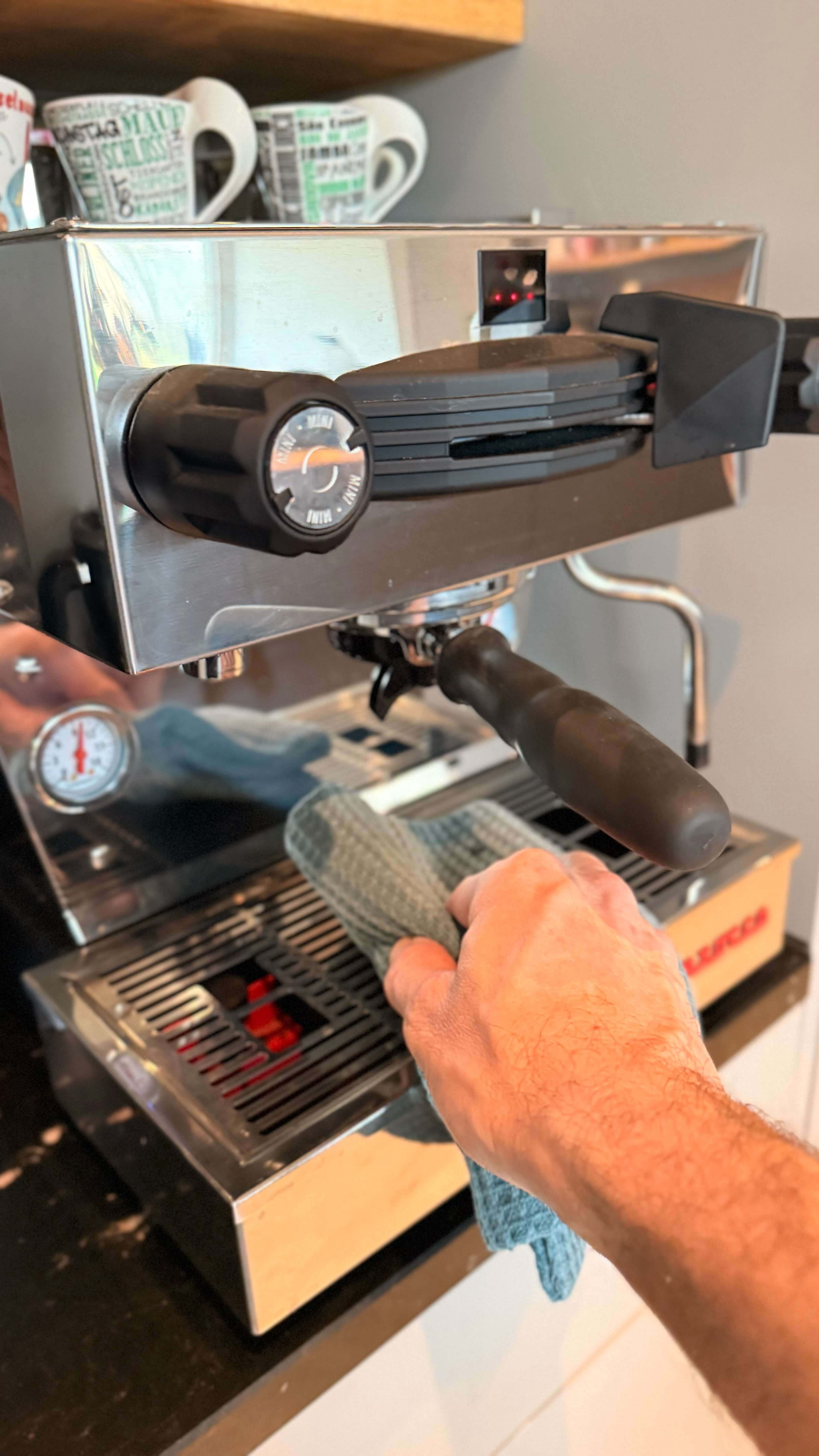 Natur Bohne Baristatuch 40x40