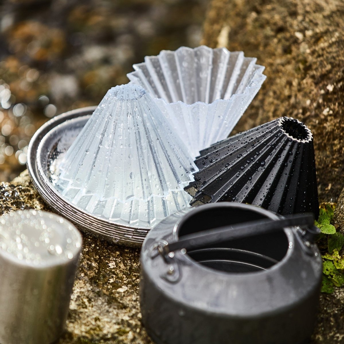 Origami Dripper Air – Leichter AS-Harz-Dripper mit 20 Rippen