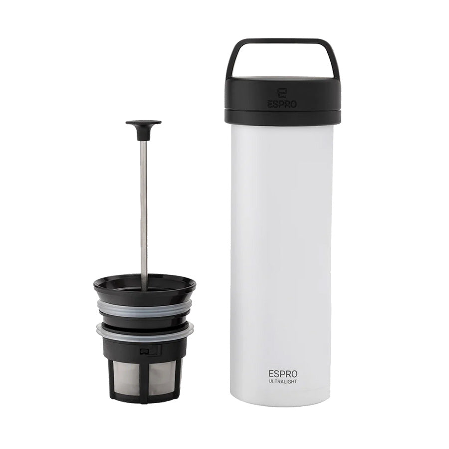ESPRO P0 Ultralight Travel Coffee Press - Chalk White - Kaffeezubehör