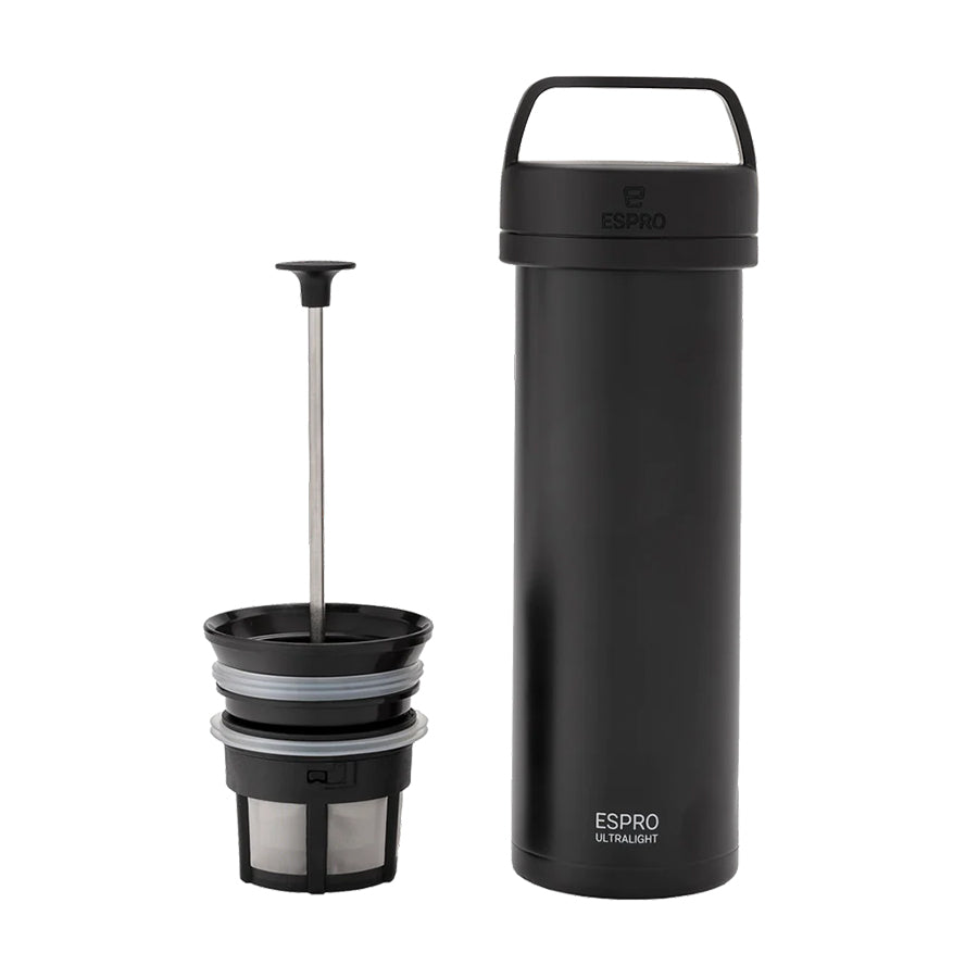 ESPRO P0 Ultralight Travel Coffee Press (Meteorite Black) - Kaffeezubehör