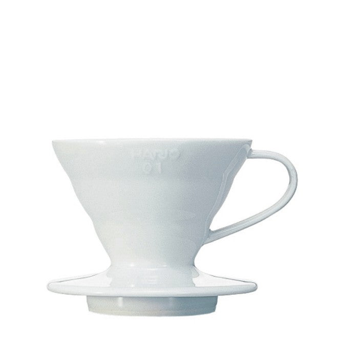 Hario Coffee Dripper V60 01 - Keramik weiß - Kaffeezubehör