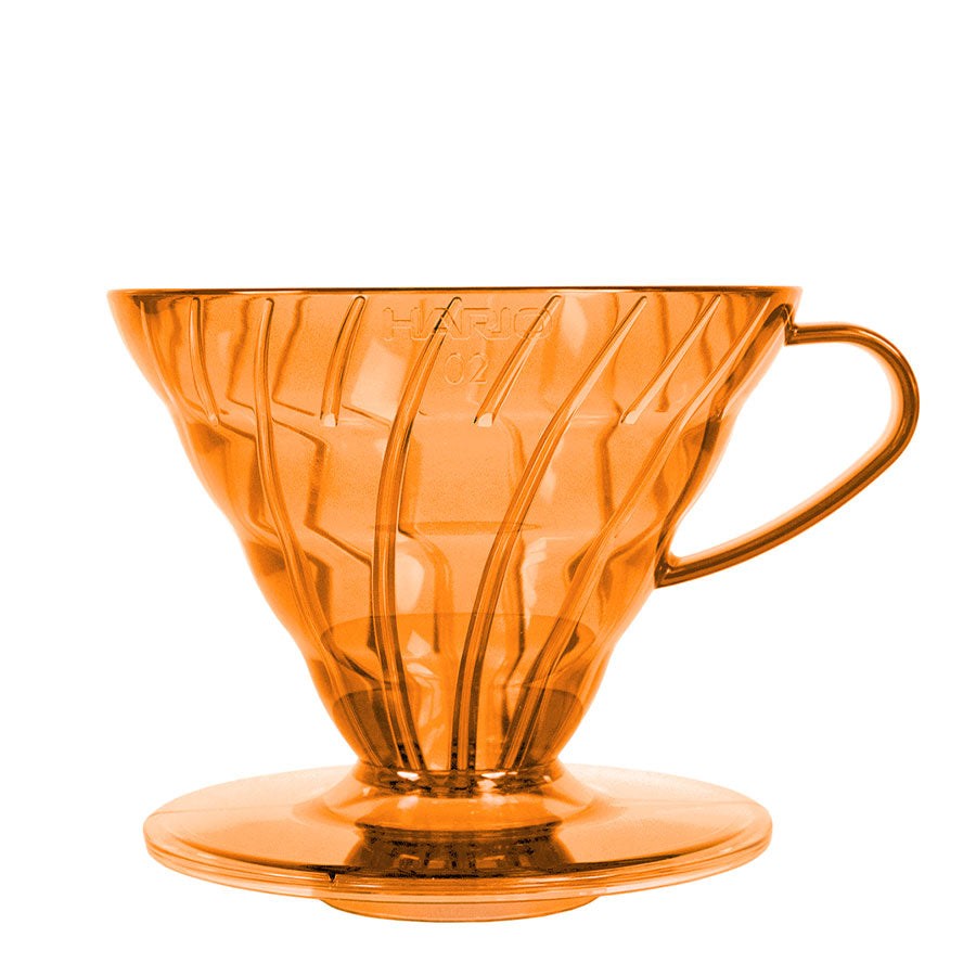 Hario V60 Coffee Dripper 02 inkl. 40 Filterpapiere - Koi Orange - Kaffeezubehör
