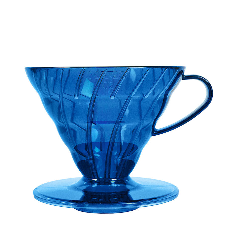 Hario V60 Coffee Dripper 02 inkl. 40 Filterpapiere - Ocean Blue - Kaffeezubehör