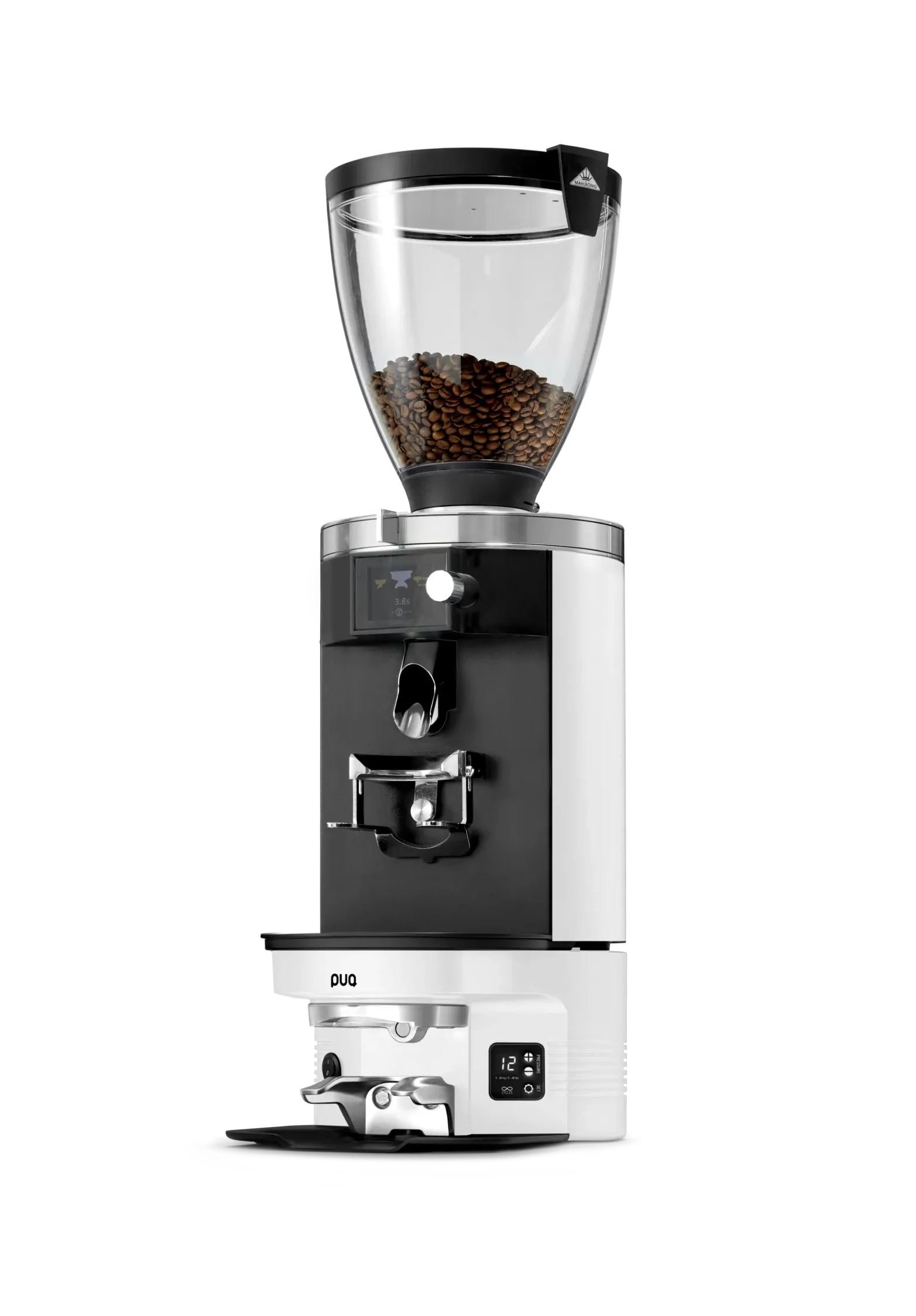 PUQ Press M5 – Integrierter Tamper für Mahlkönig E80 Supreme & E80S GBW