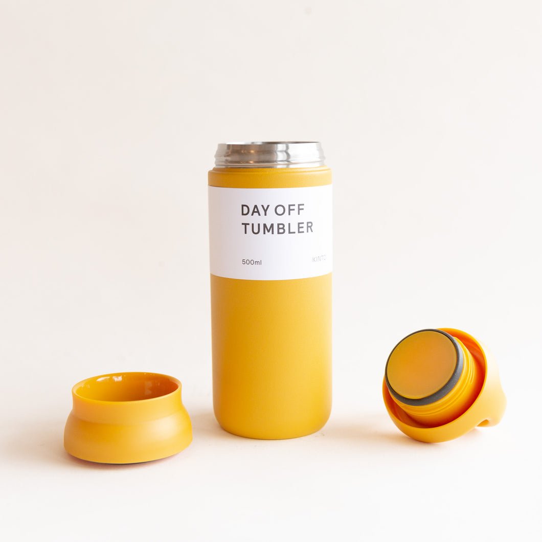 Kinto Day Off Travel Tumbler – 500 ml Vakuum-Isolierte Flasche