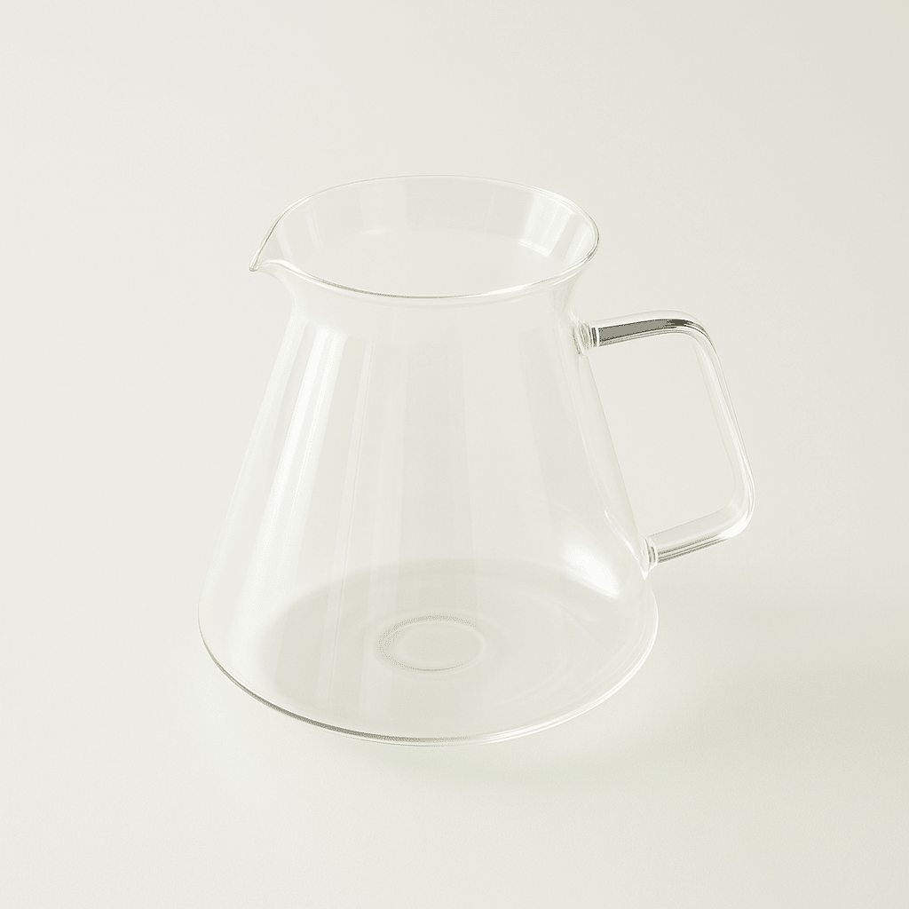 Origami Glas-Server in Kollaboration mit Hario