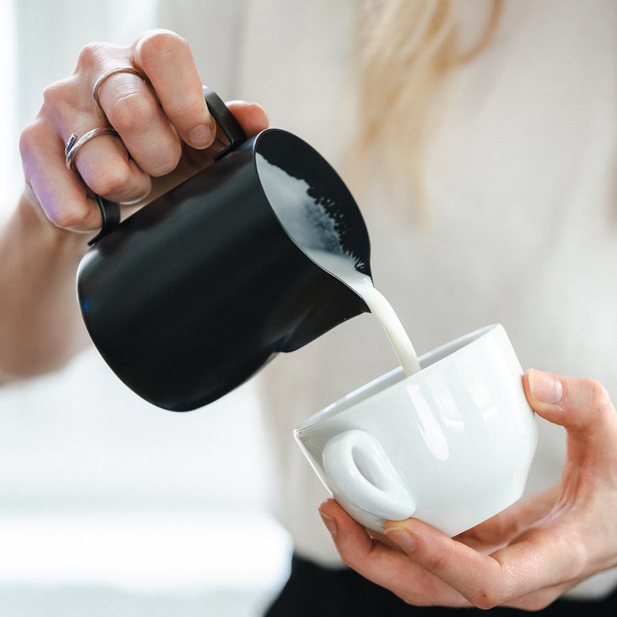 Rhino Stealth Milk Pitcher (schwarz) - Kaffeezubehör